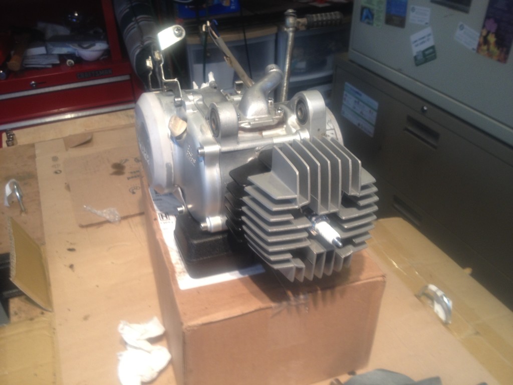 QT50 top end engine rebuild