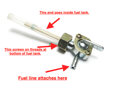 QT50 fuel system – Yamaha QT50 luvin and other nopeds